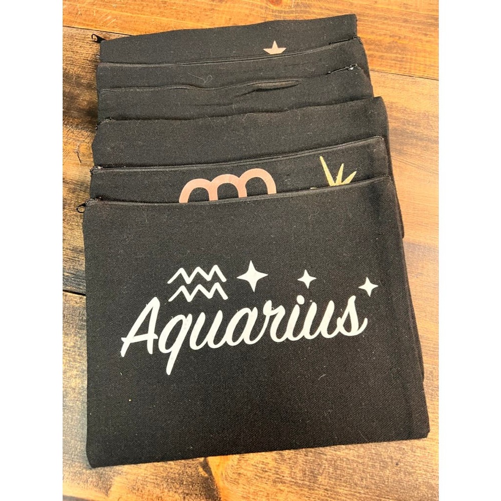 Aquarius Zodiac Cosmetic Bag
